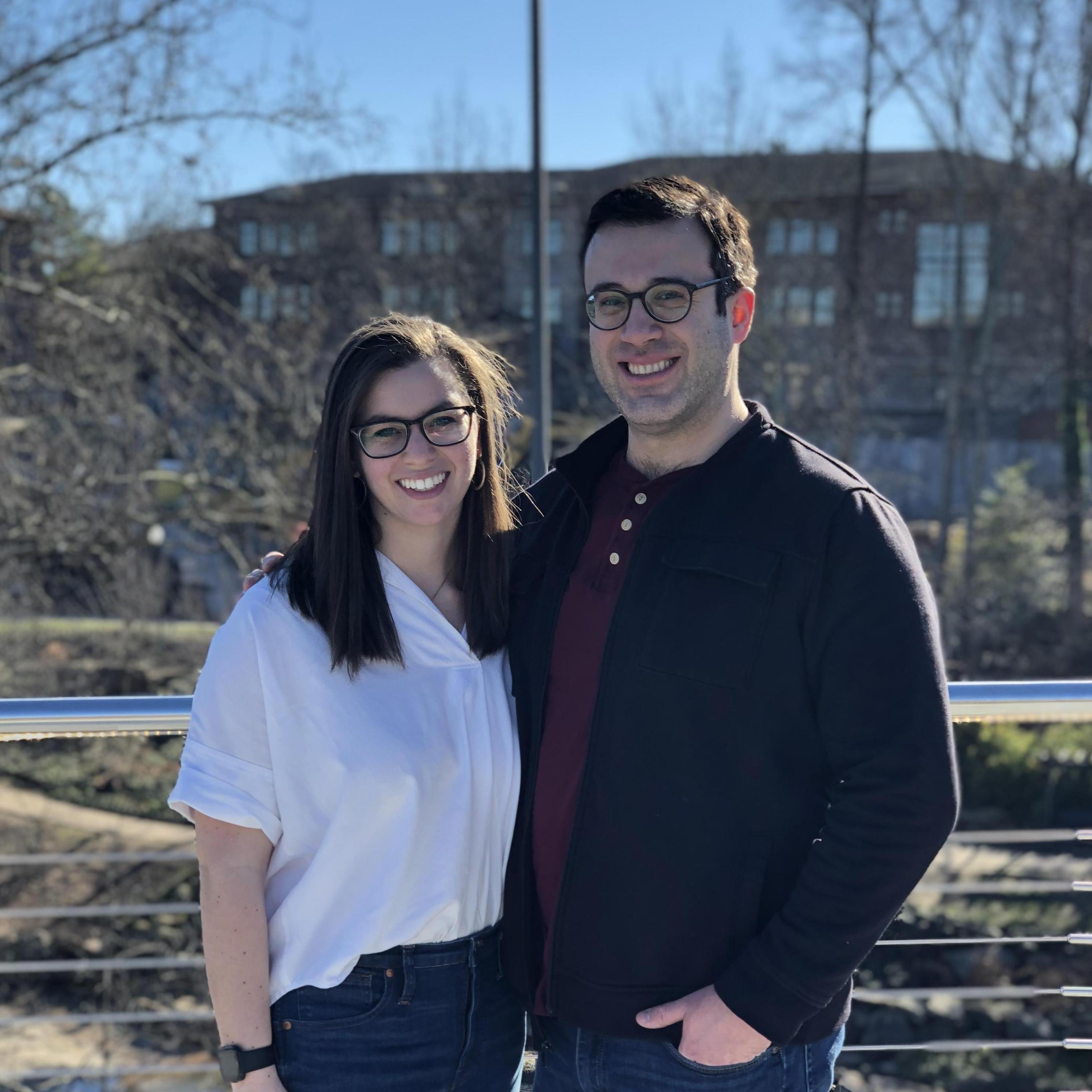 In Greenville, South Carolina, the day Aaron met Monica!