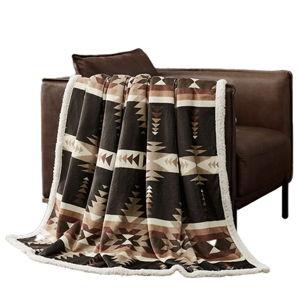 HiEnd Accents Yosemite Campfire Sherpa Throw