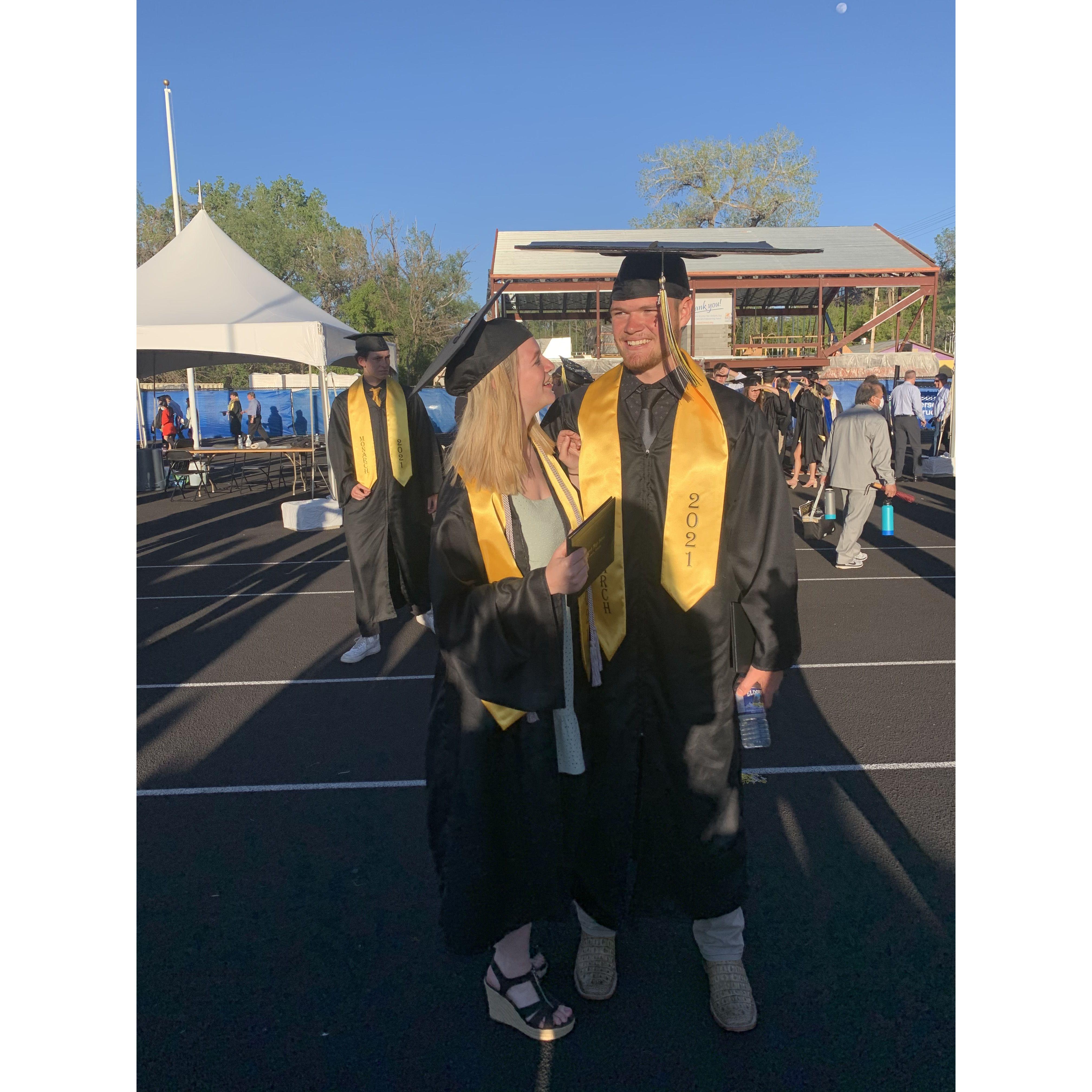 When we graduated high school