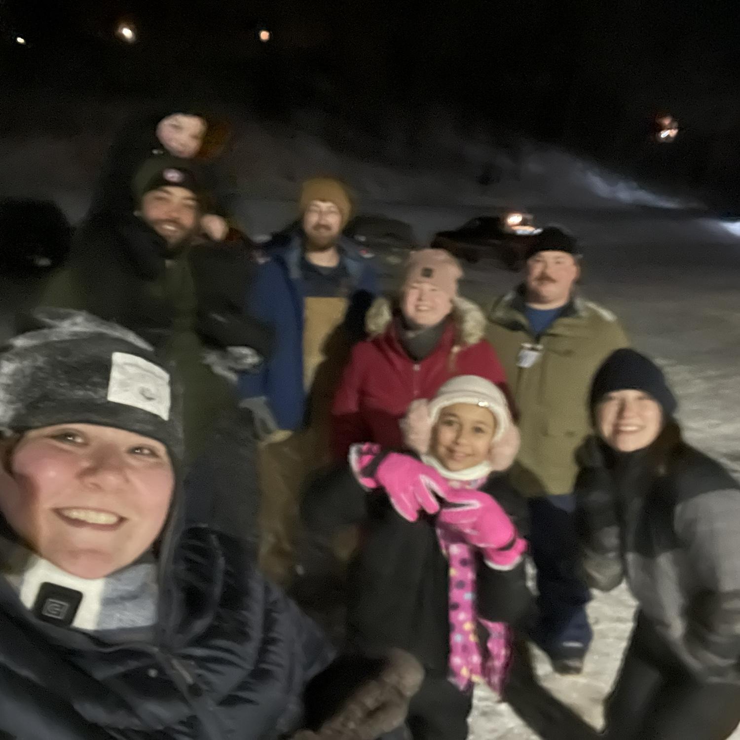 Tubing with (some of) Aubrey’s family!