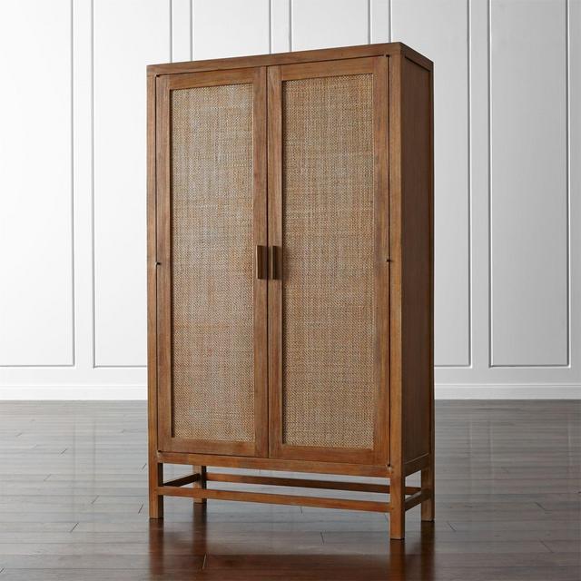 Blake Grey Wash 2-Door Cabinet