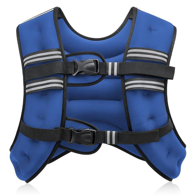 ZELUS Weighted Vest, 6lb/8lb/12lb/16lb/20lb/25lb/30lb Weight Vest with Reflective Stripe for Workout, Strength Training, Running, Fitness, Muscle Building, Weight Loss, Weightlifting