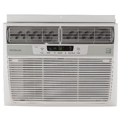 Frigidaire - 10000-BTU 115V Window-Mounted Compact Air Conditioner with Temperature Sensing Remote - White