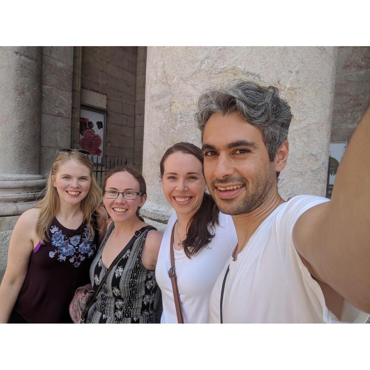 Bahram, Anne and her sisters Cat and Elizabeth - Geneva 2018!