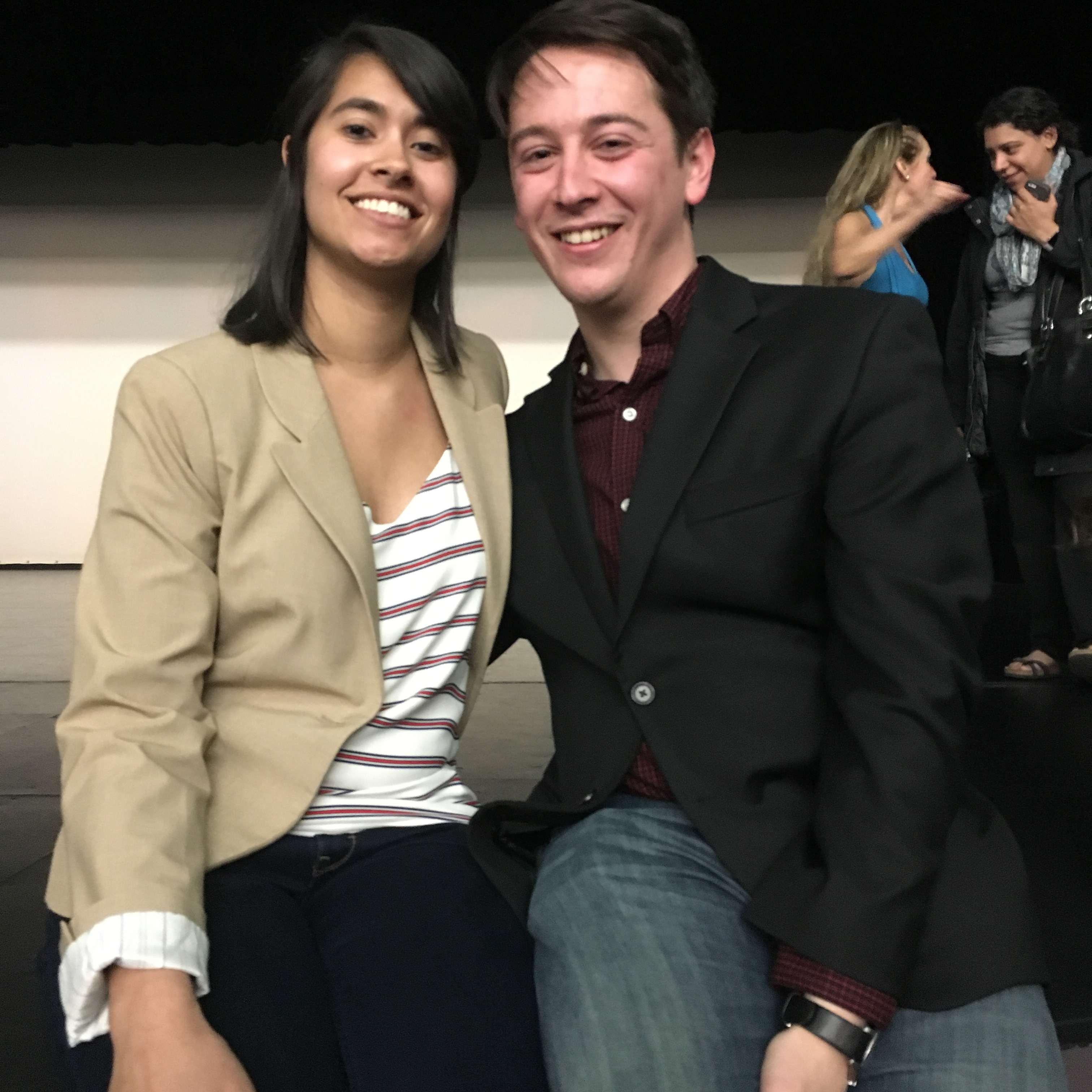 One of the first pictures of us together. NuYorican, Latin Ballet of Virginia, Richmond, VA, March 2017.