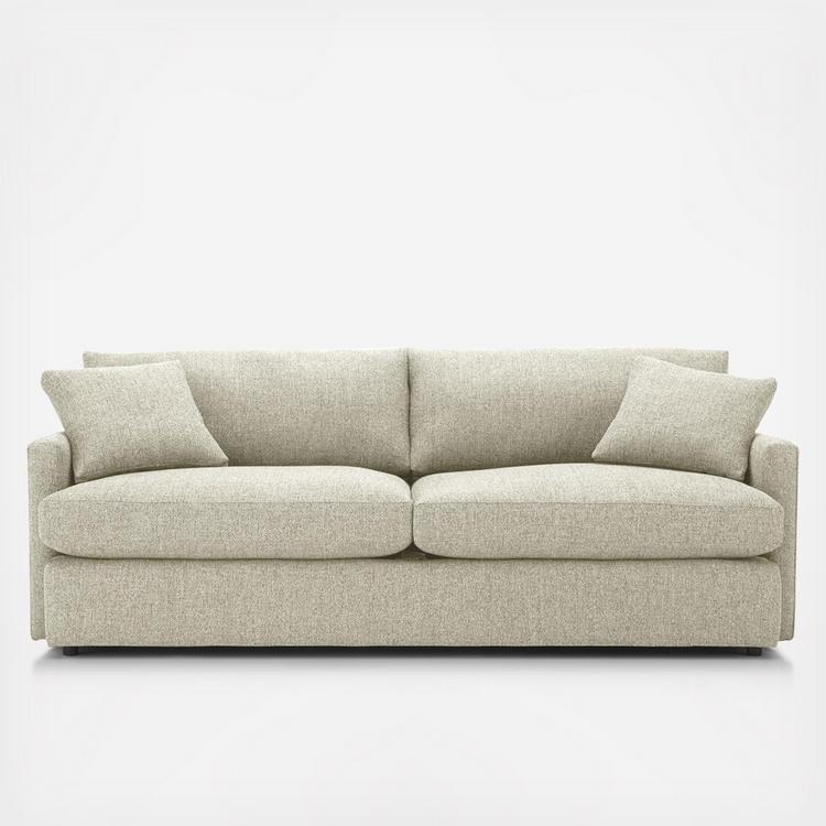 Crate and barrel 93 lounge online sofa