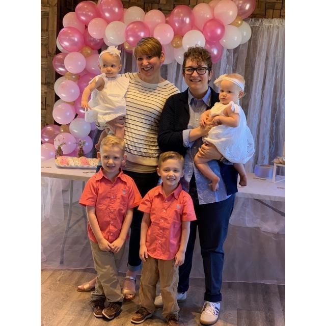 Celebrating Lily and Bella's 1st birthday! Love these kiddos!