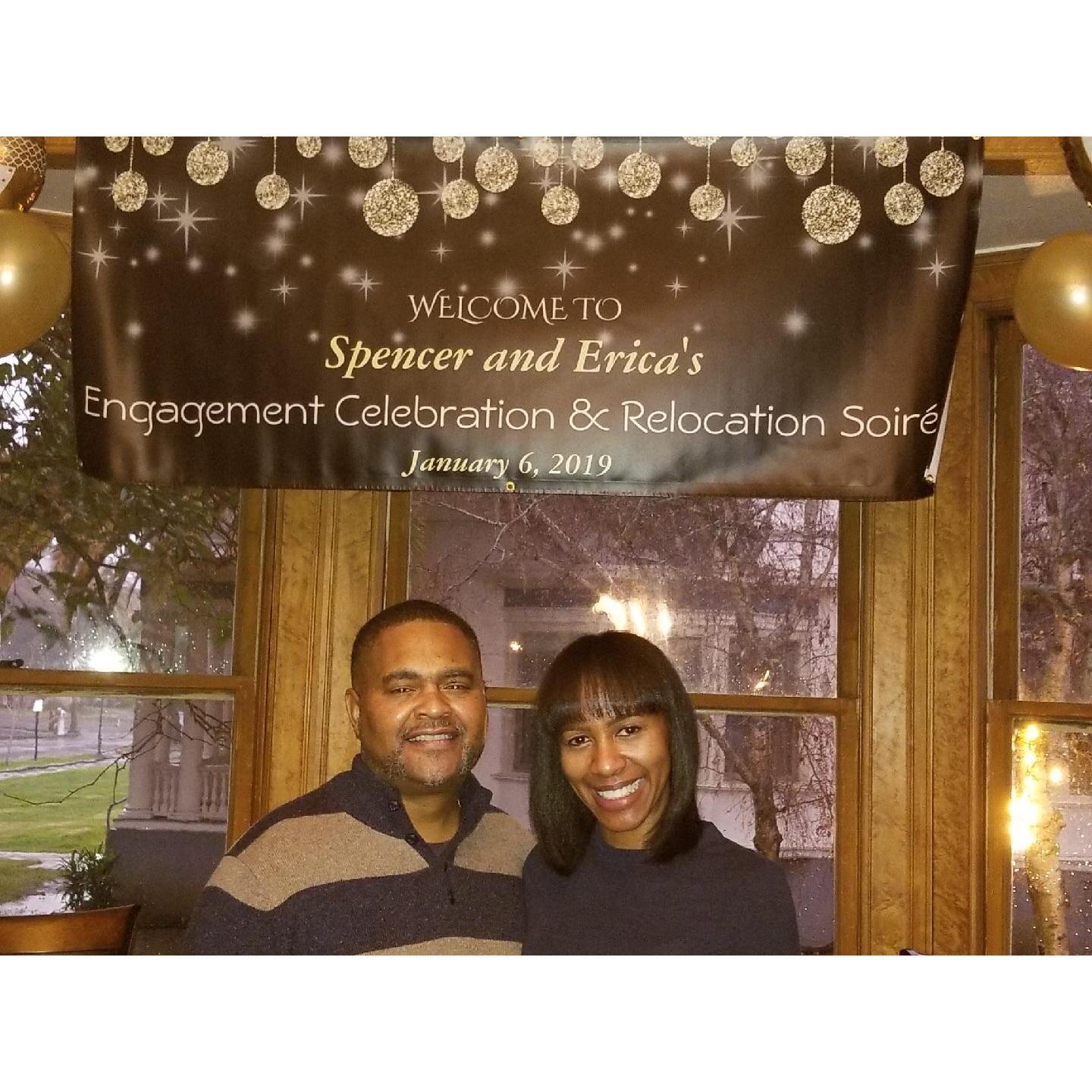 Engagement & Relocation party, Vino Godfather Winery, Vallejo, CA - Jan 2019