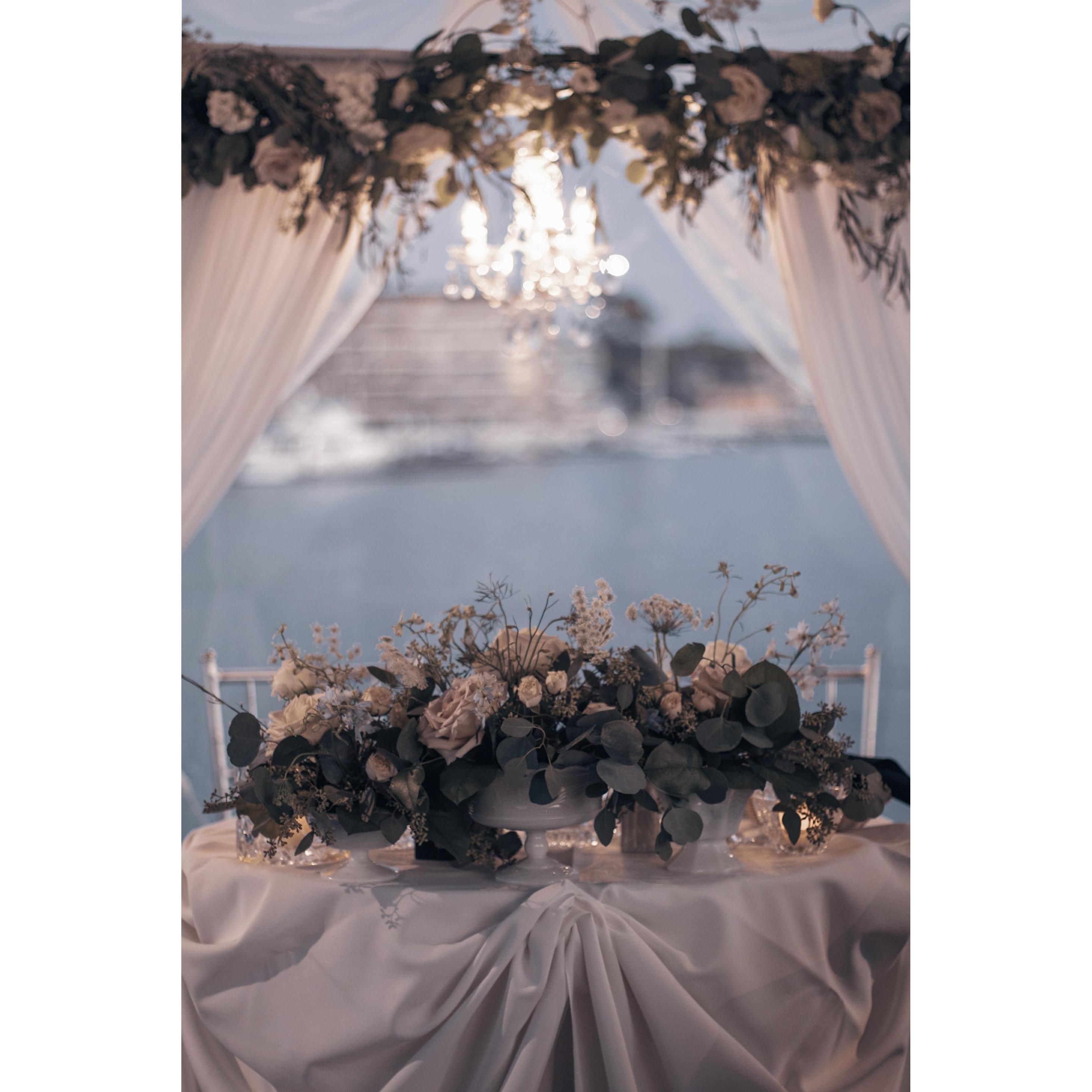 Our sweetheart table