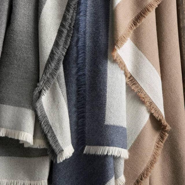 Matouk Suri Alpaca Eyelash-Fringe Throw Blanket