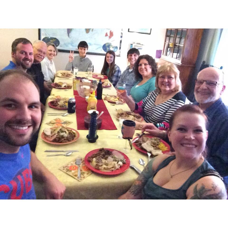 One of our favorite Thanksgivings!  We hosted at Ben's house and the Bogies came to Chattanooga from Chicago!