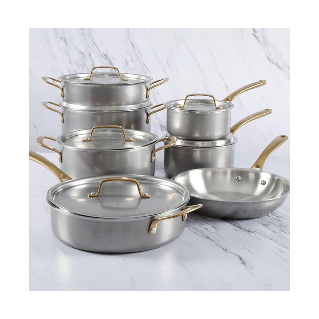 Martha Stewart 12-Pc. Stainless Steel Cookware Set