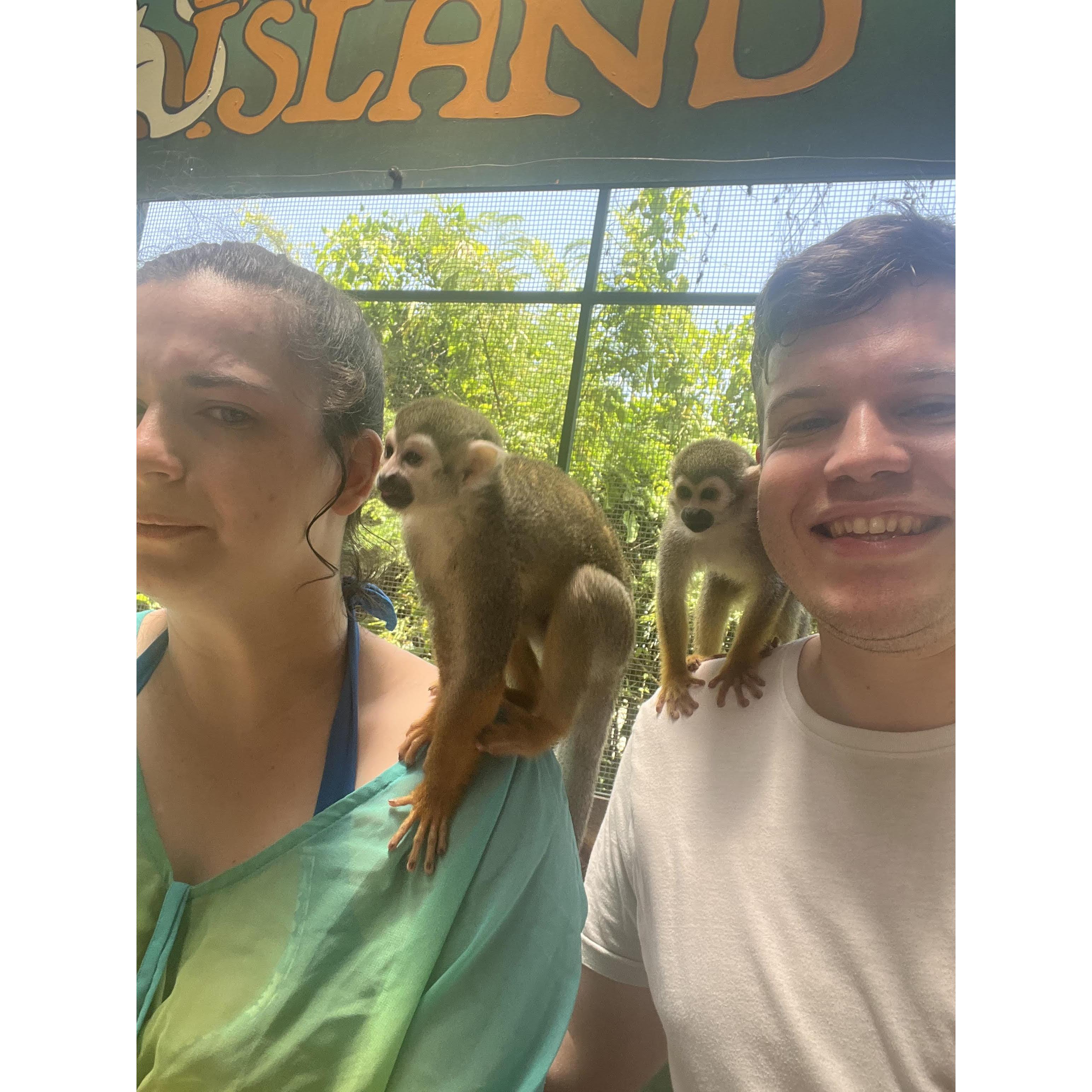 Carter loved Monkey Island in the Dominican Republic... Dakota did not.