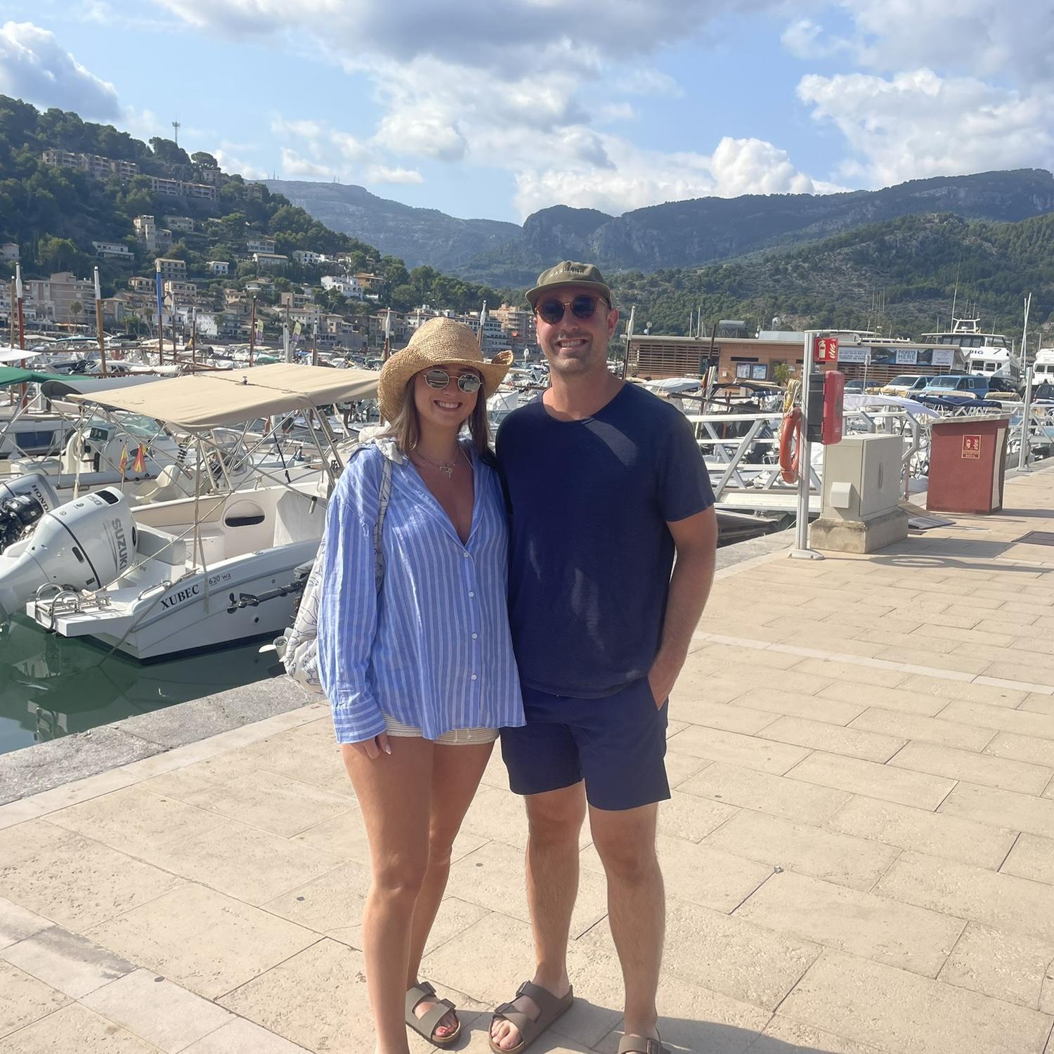 Celebrated in Mallorca, Spain pregnant with Rowan