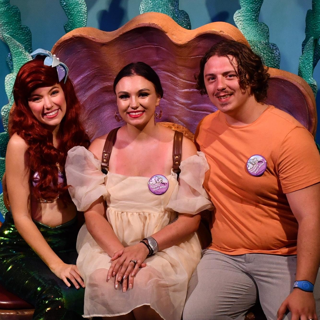Ariel invited Jerrod& Katie on a double date with her and Prince Eric. 🥹