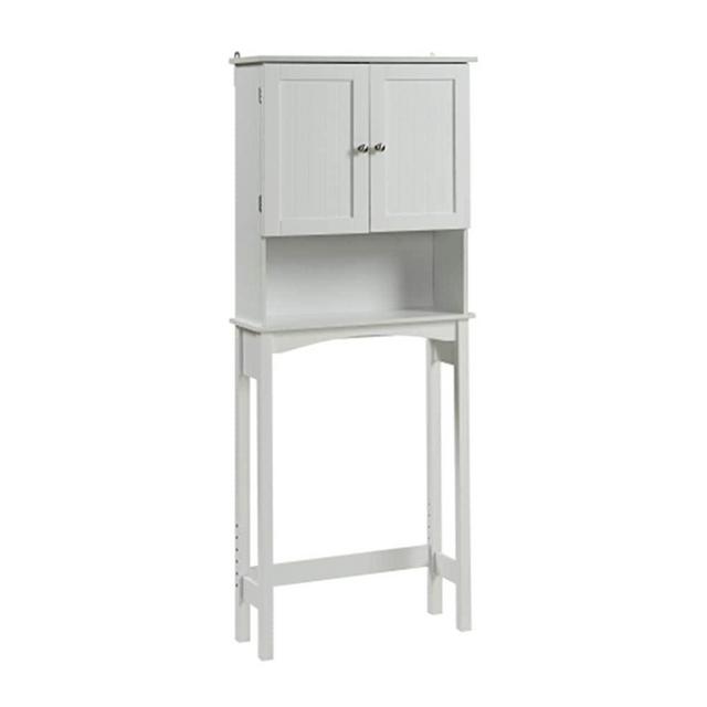 Home Bathroom Shelf Over The Toilet,Adjustable Shelf Free Standing Toilet Rack Bathroom Space Saver Collect Cabinet Home Wooden Furniture(23.6Lx9.1Wx61.8H )