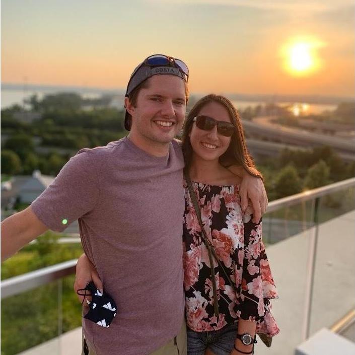First photo on portrait mode, golden hour overlooking DC - 7/26/20