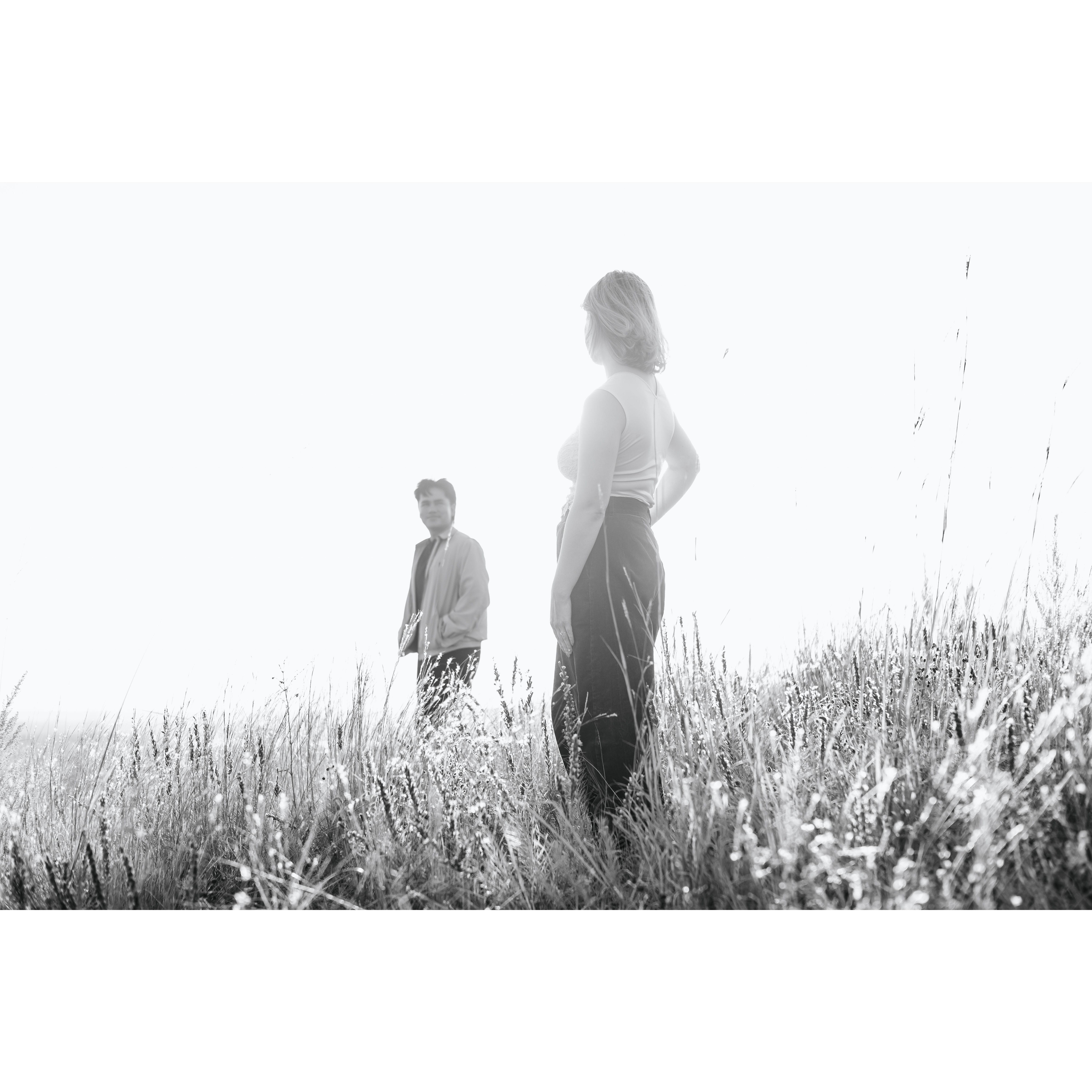 A favorite from our engagement photos, taken by Emma's dad