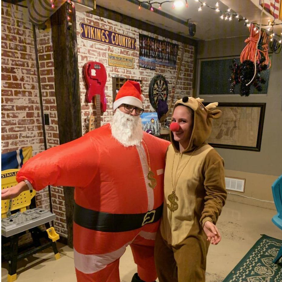 Santa and Rudolph