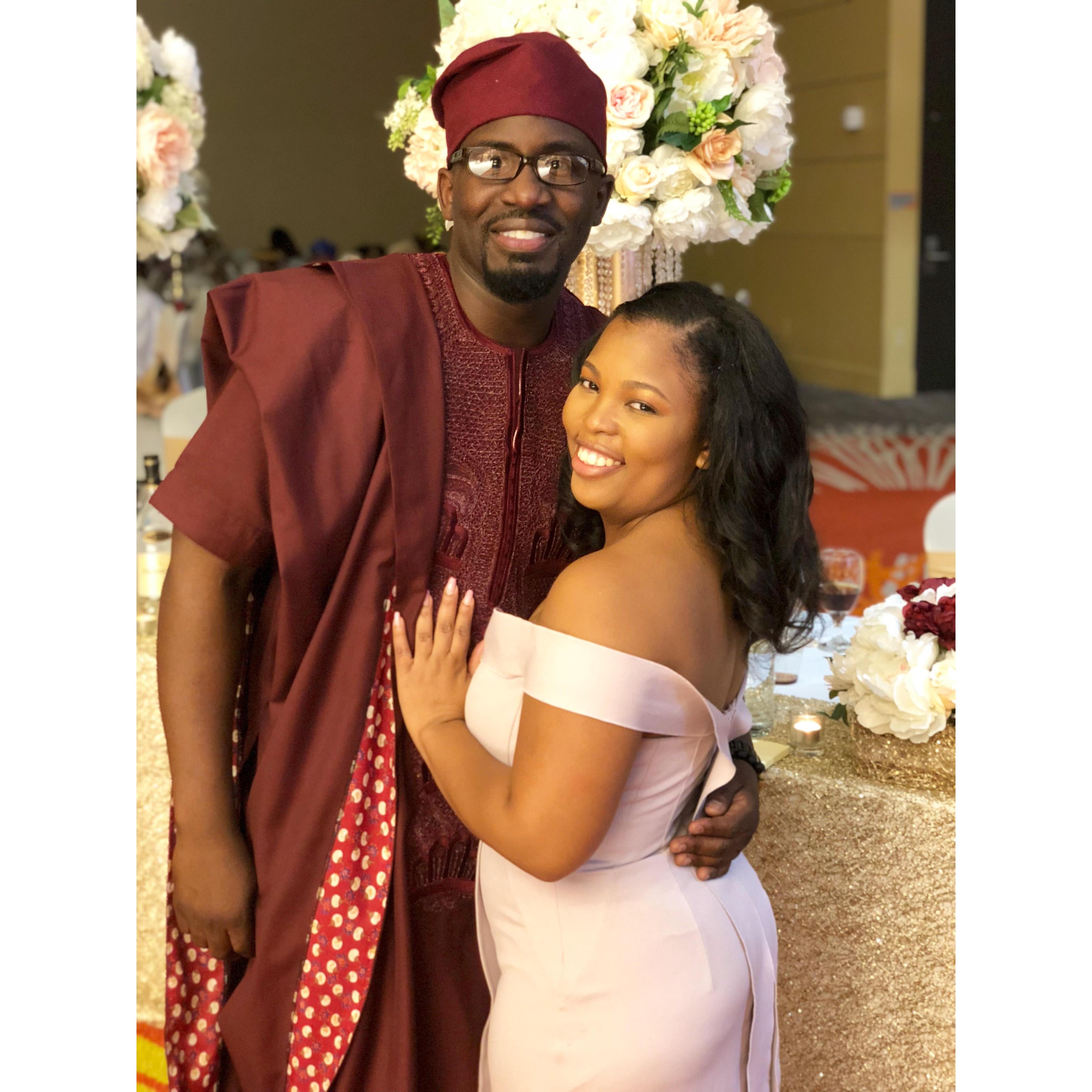 At a friend’s wedding, 2018!