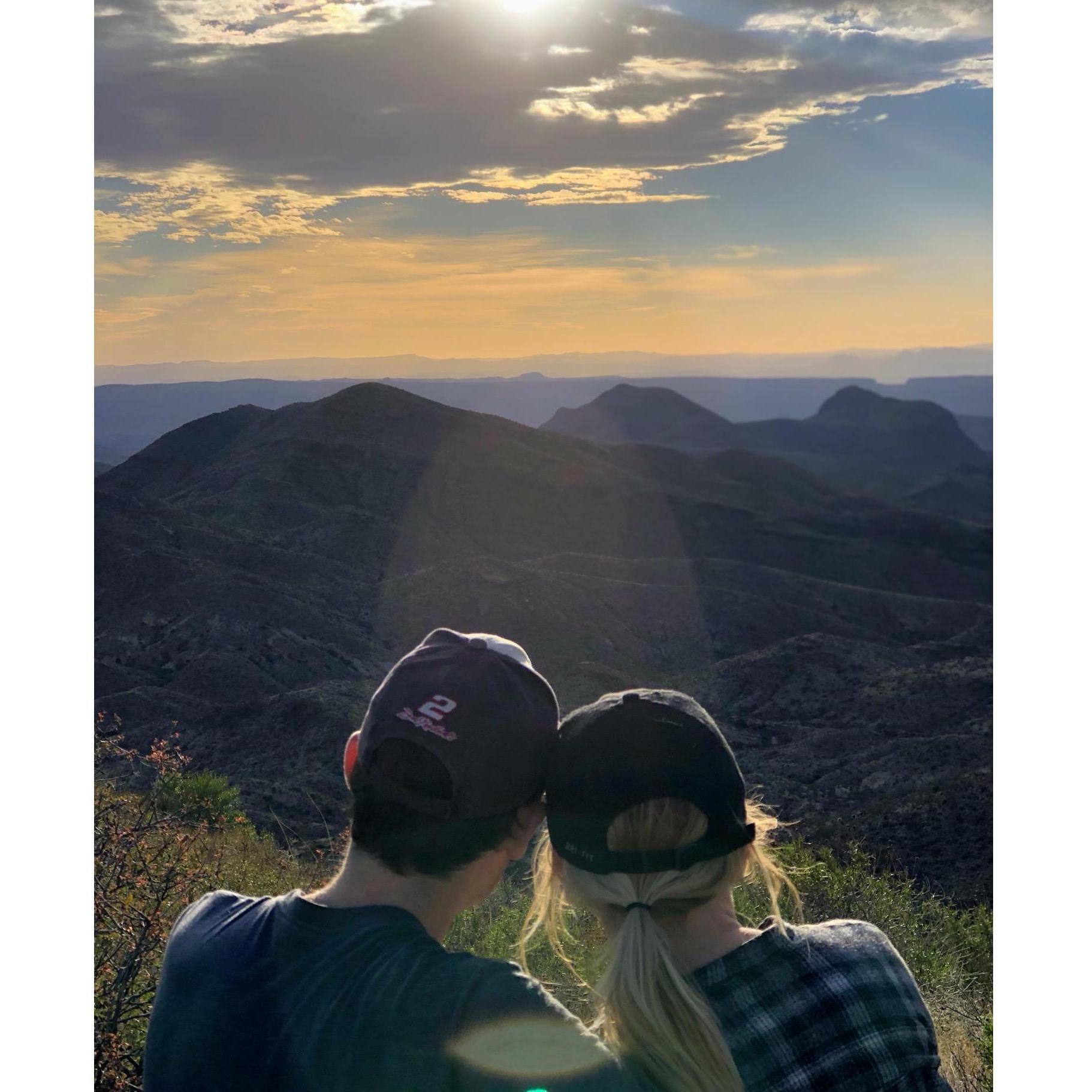 Our first road trip together down to Big Bend NP, TX.