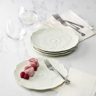 Butterfly Meadow Floral Accent Plate, Set of 4