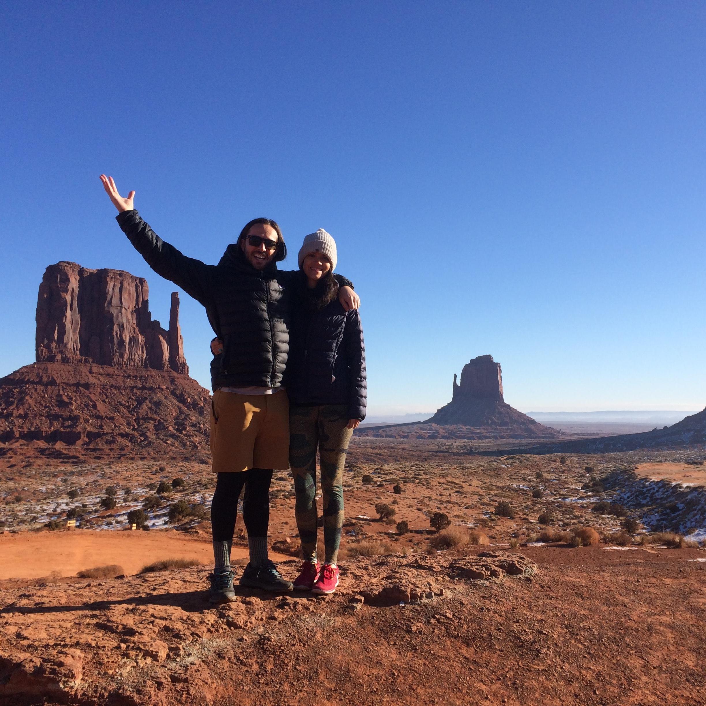 Visiting Monument Valley during our southwest roadtrip.