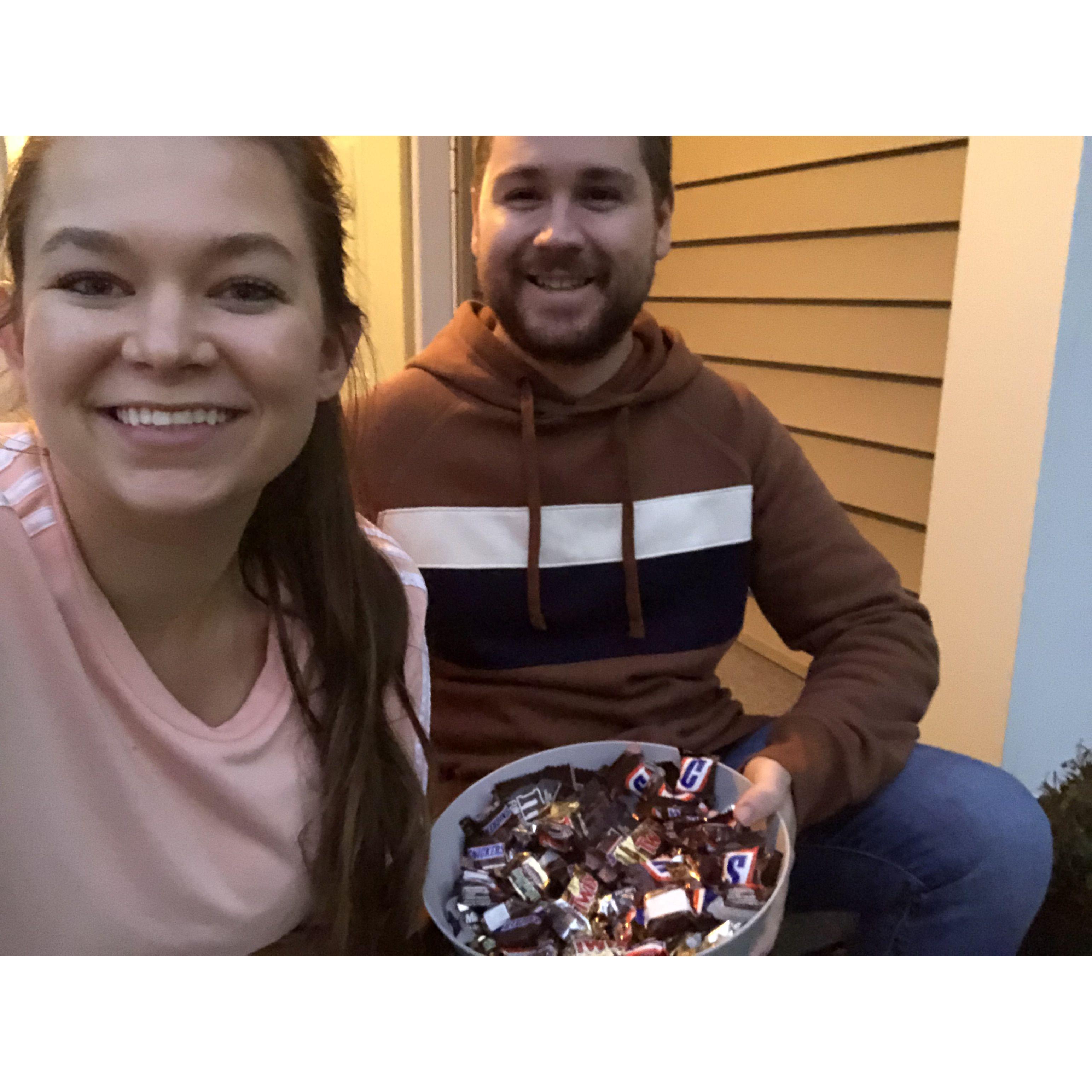 Our first Halloween in our new home!