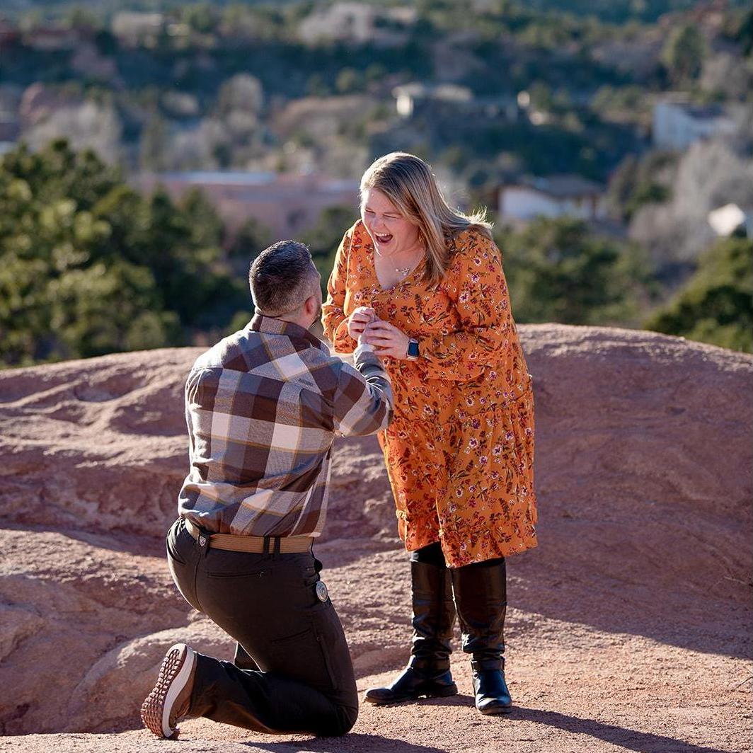Mary had no idea that Scott was going to propose.