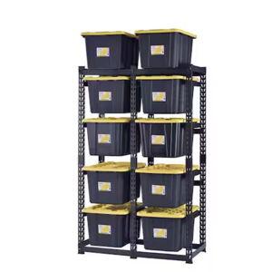 10-Tote Metal Storage Rack for HDX 14 and 27 Gal. Totes