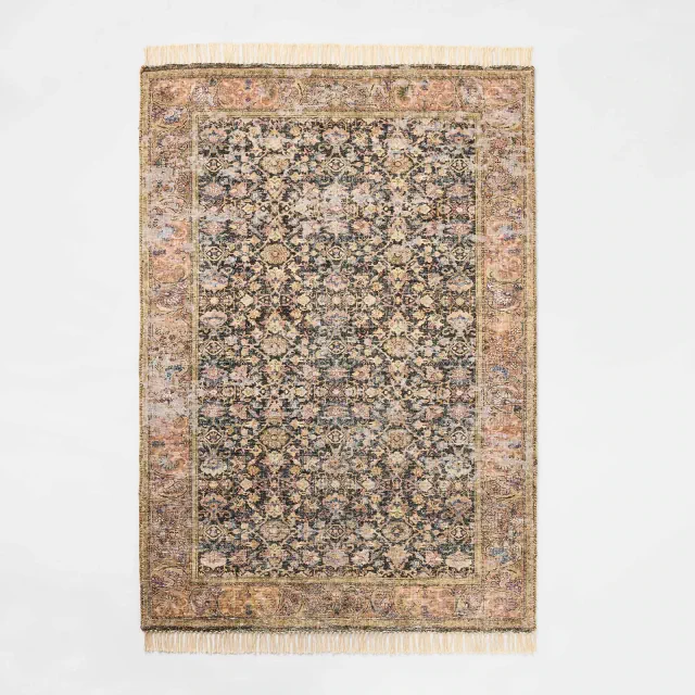 5'x7' Woven Persian Floral Area Rug - Threshold™ designed with Studio McGee