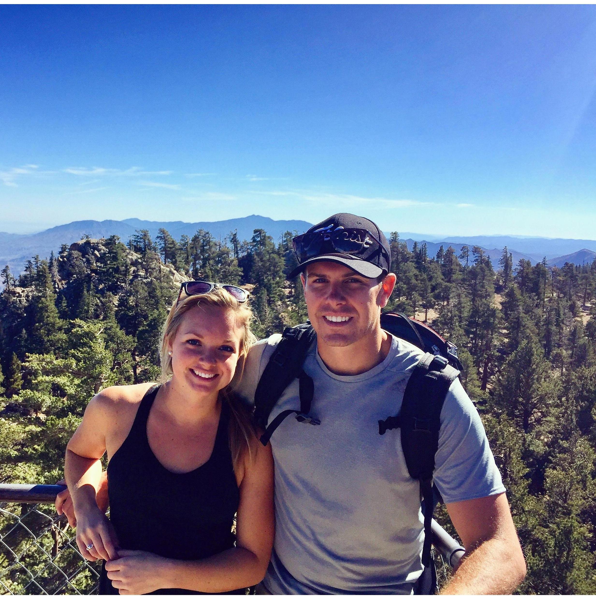 Hiking in Palm Springs- summer 2016
