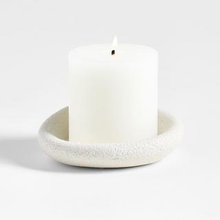 Cirro Ceramic Pillar Candle Holder, Set of 2