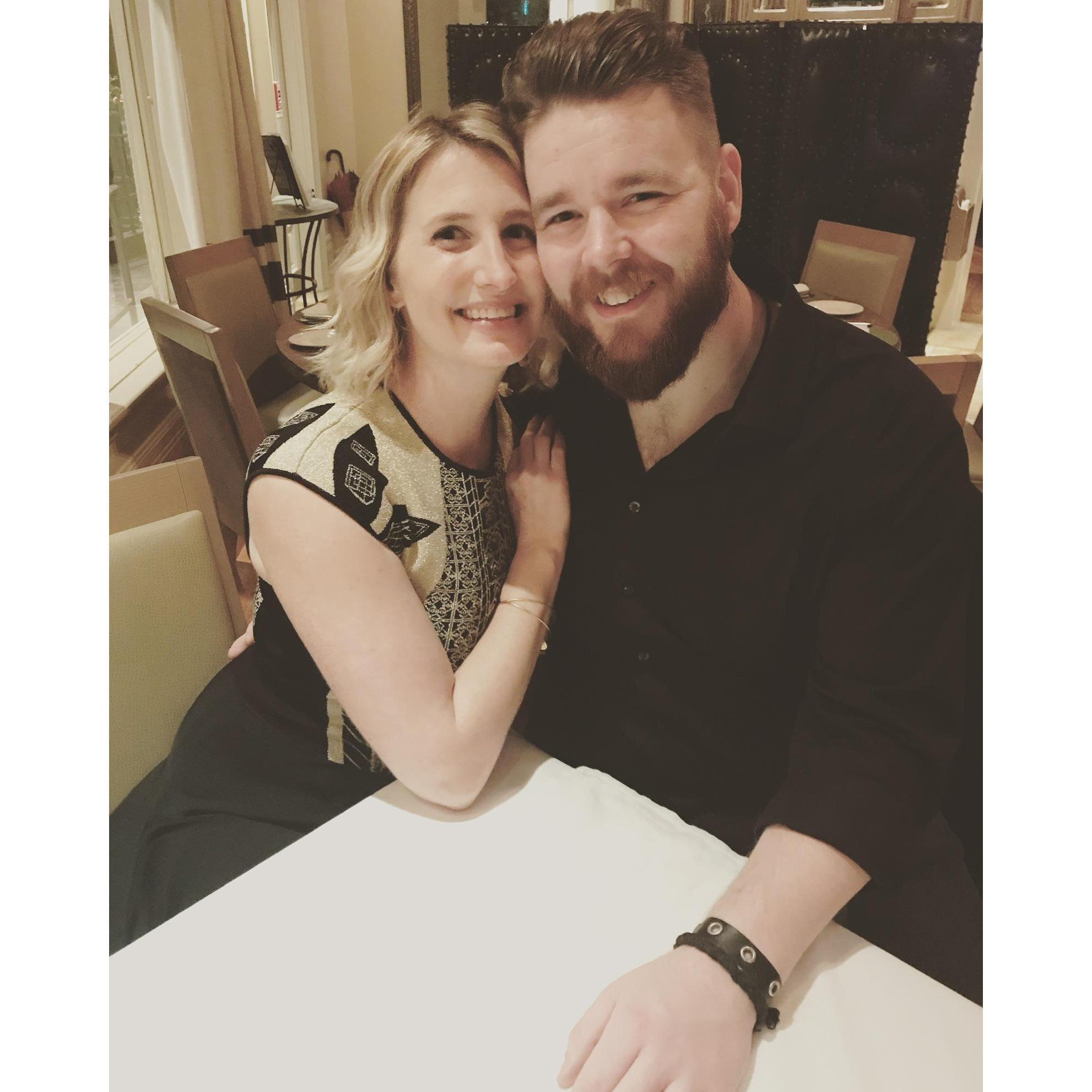 Valentine’s Day dinner.