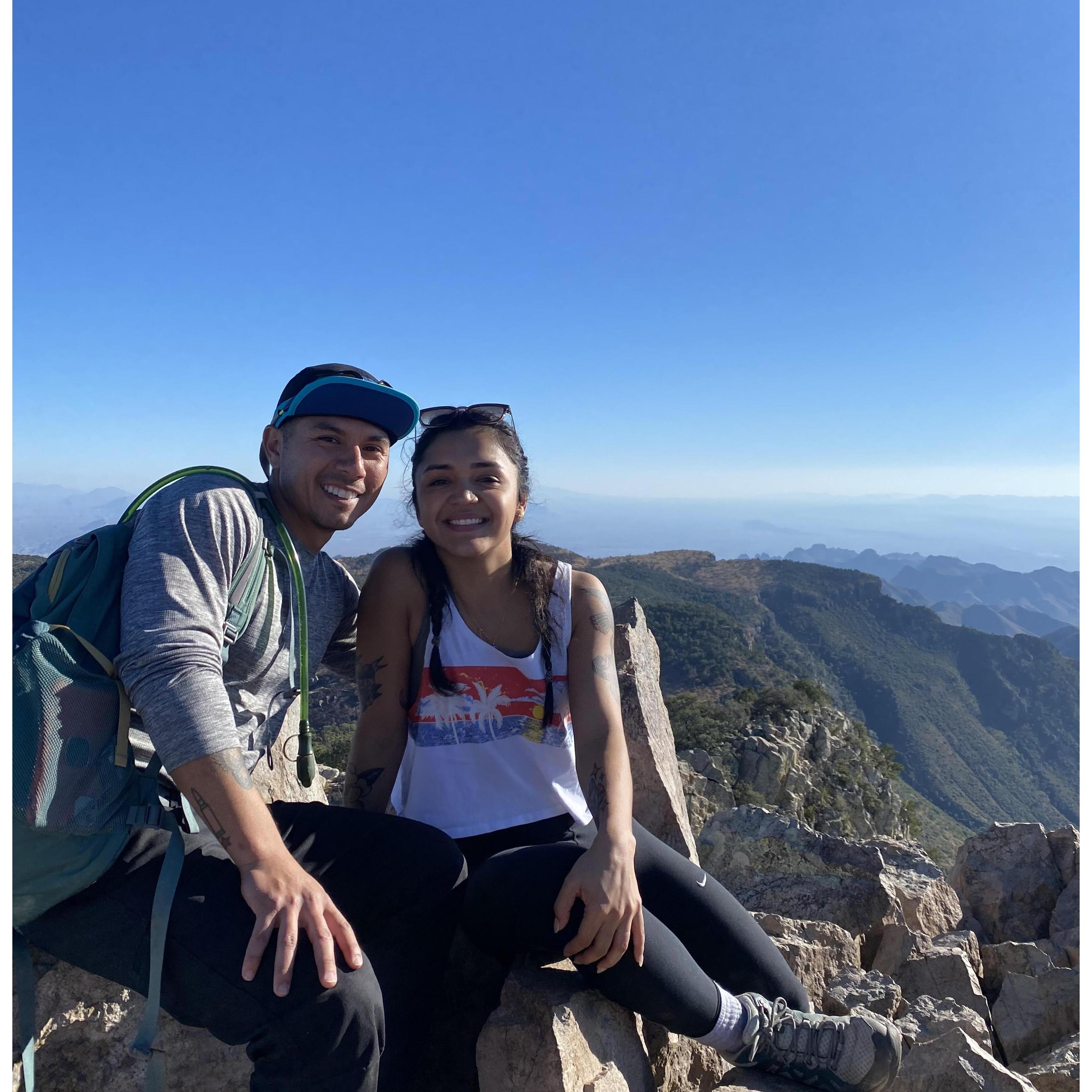 At the highest peak in Texas with my love.