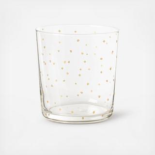 Festive Double Old Fashioned Glass