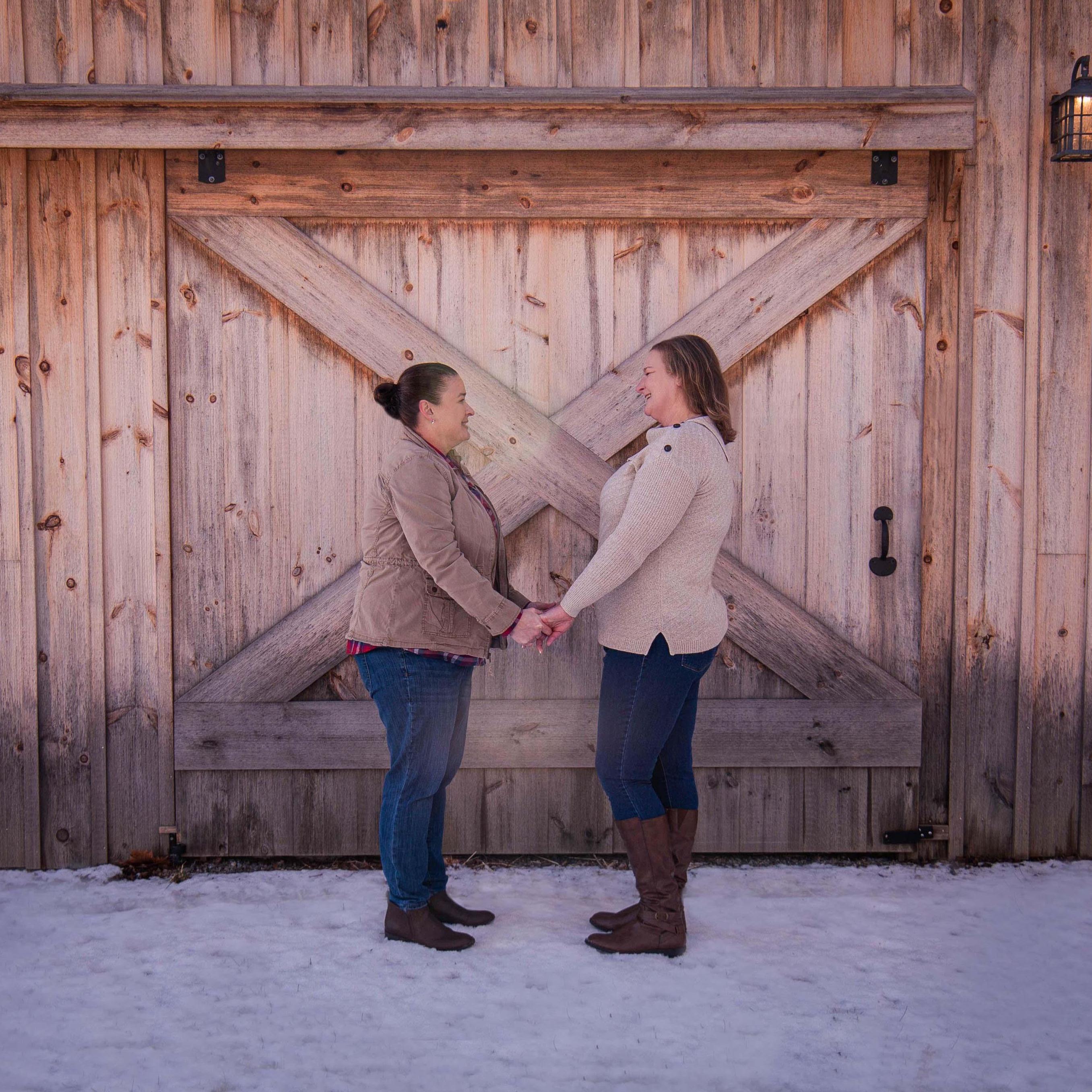 She isn't showing it  but, Allison's feet were freezing . I think she may have been praying that our photo shoot was almost over ha!