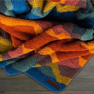Sherpa Fleece Waterproof Blanket - Canyon