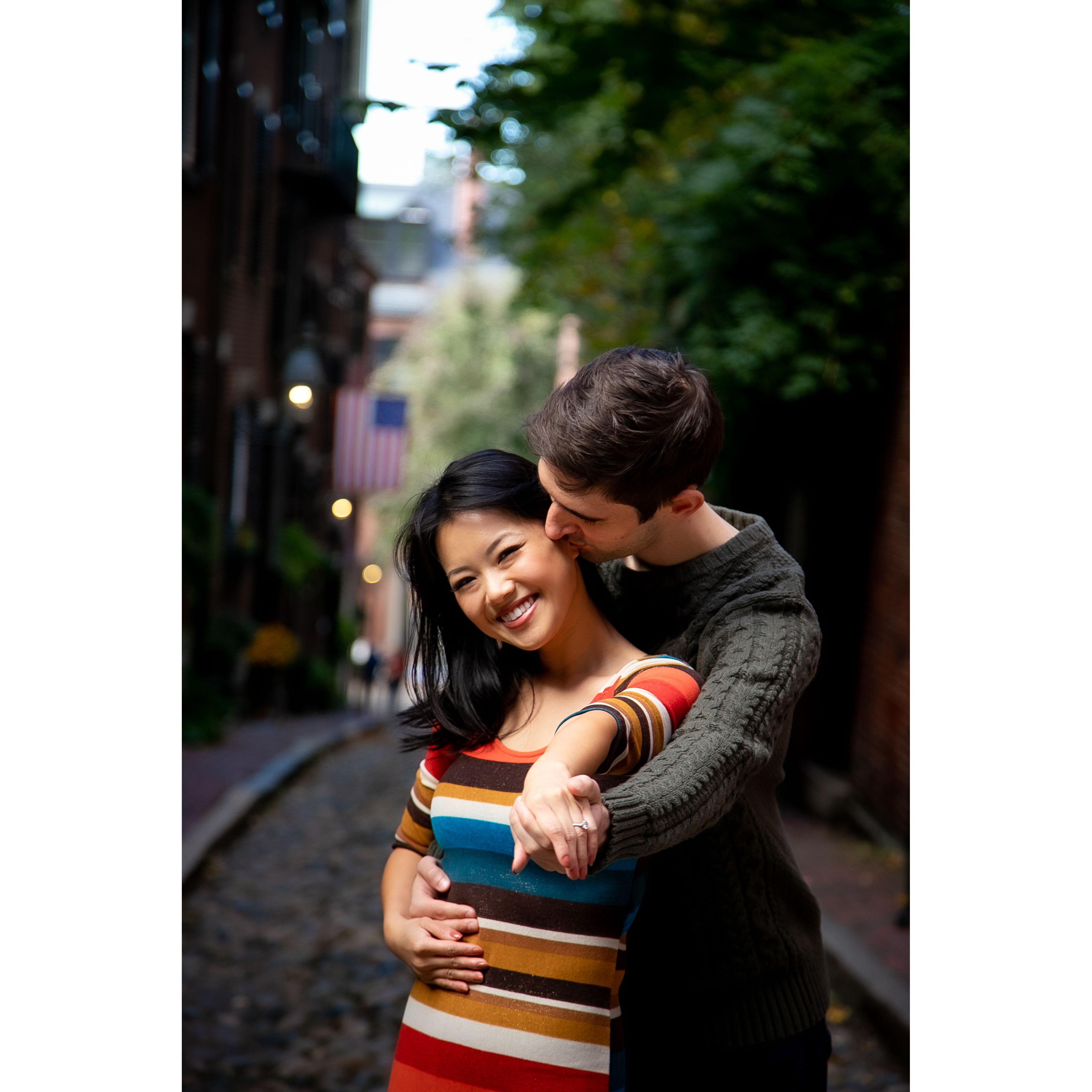 In 2021, faced with mounting family concern and threats of a formal intervention, they finally got it together and got engaged.