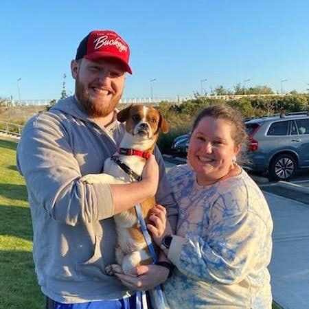 The day we adopted our dog Juice in October 2021!