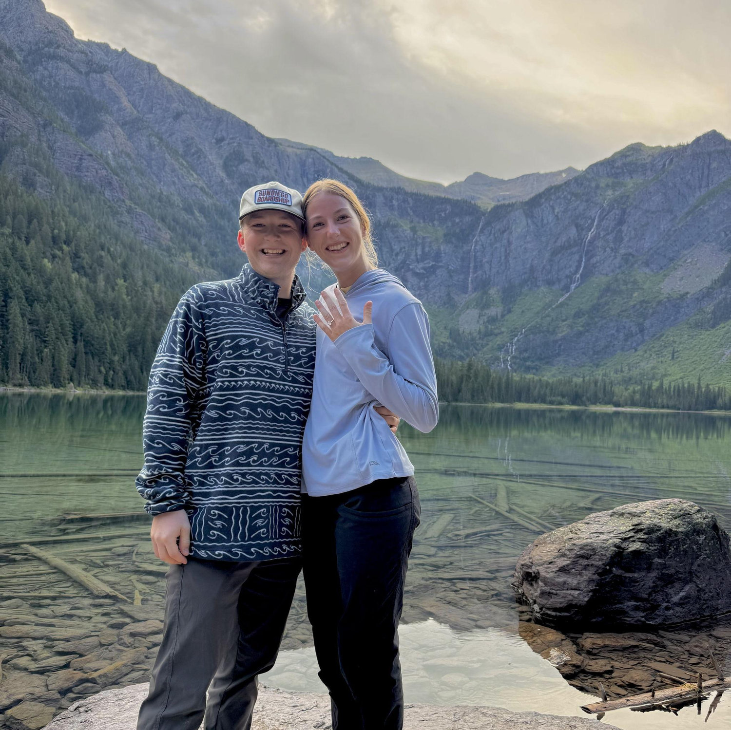 This was the spot where we said yes to a lifetime together!
