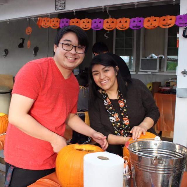 Pumpkin Carving party at the Najera House. October 2016