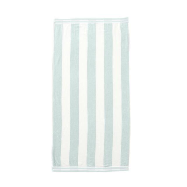 Oversized Cotton Cabana Pastel Stripe Beach Towel - Great Bay Home