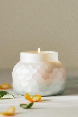 Capri Blue Volcano Pearl-Faceted Glass Candle