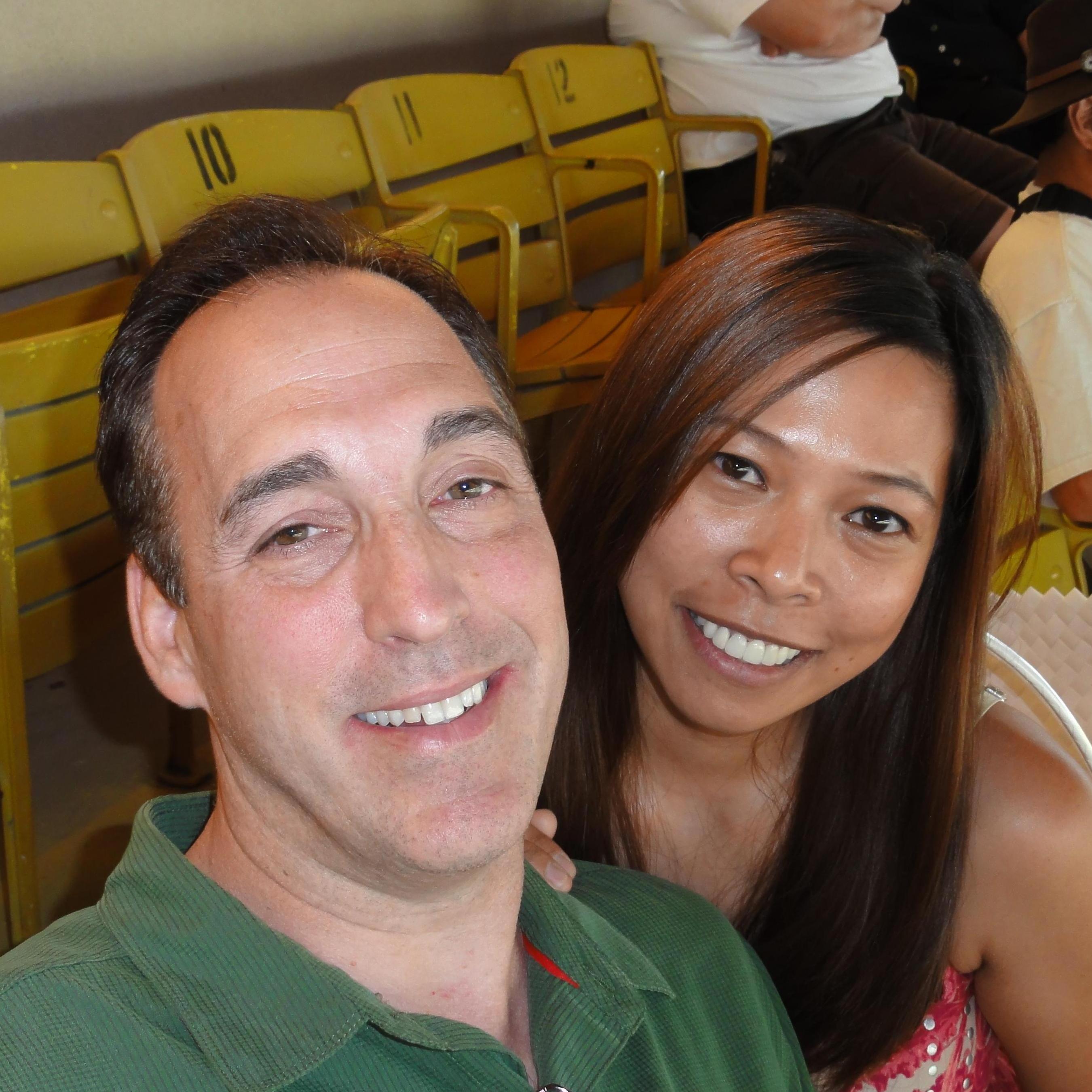 One of our first photos together. Scottish Fair in Pleasanton, CA 2010.