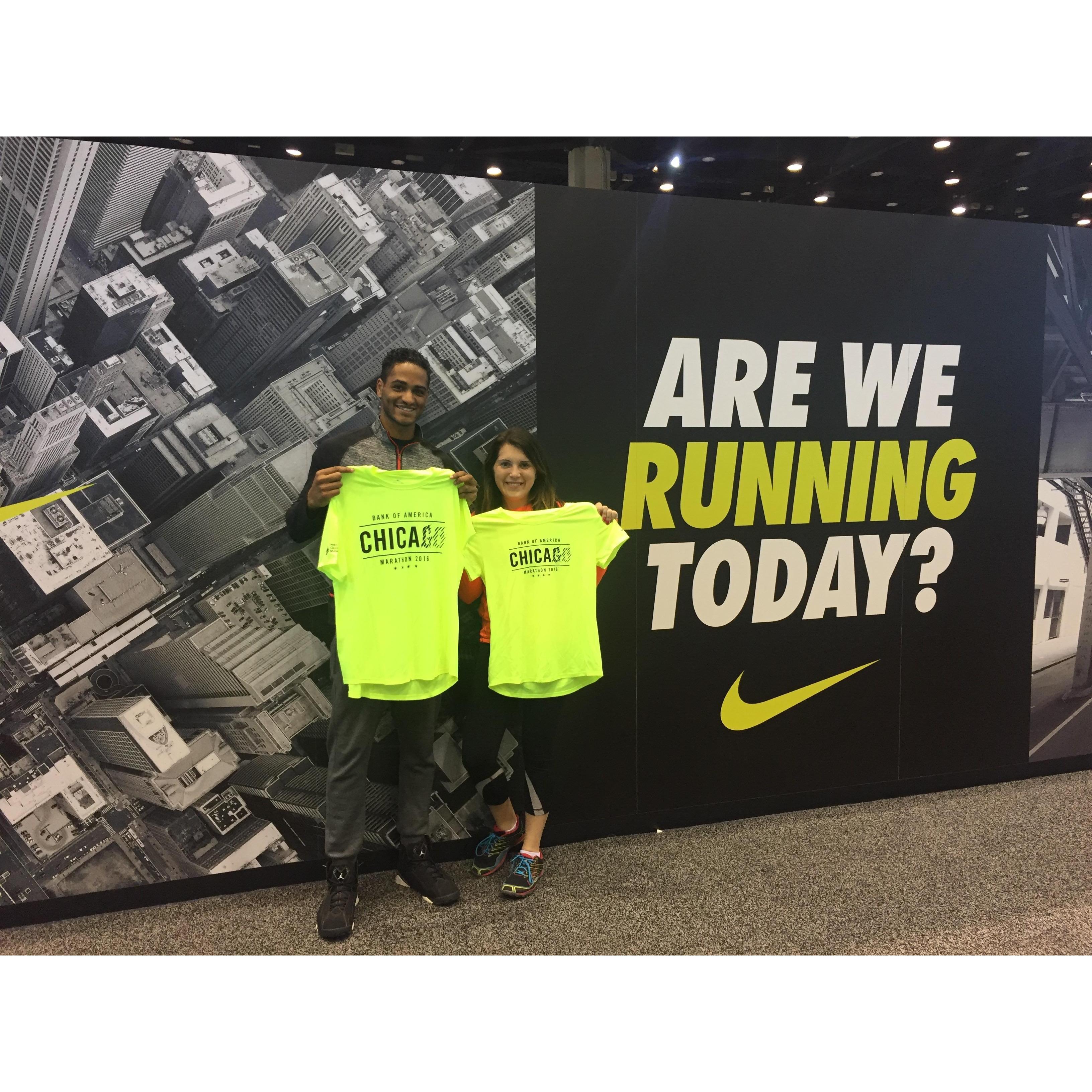Aaron's first marathon! - October 2016