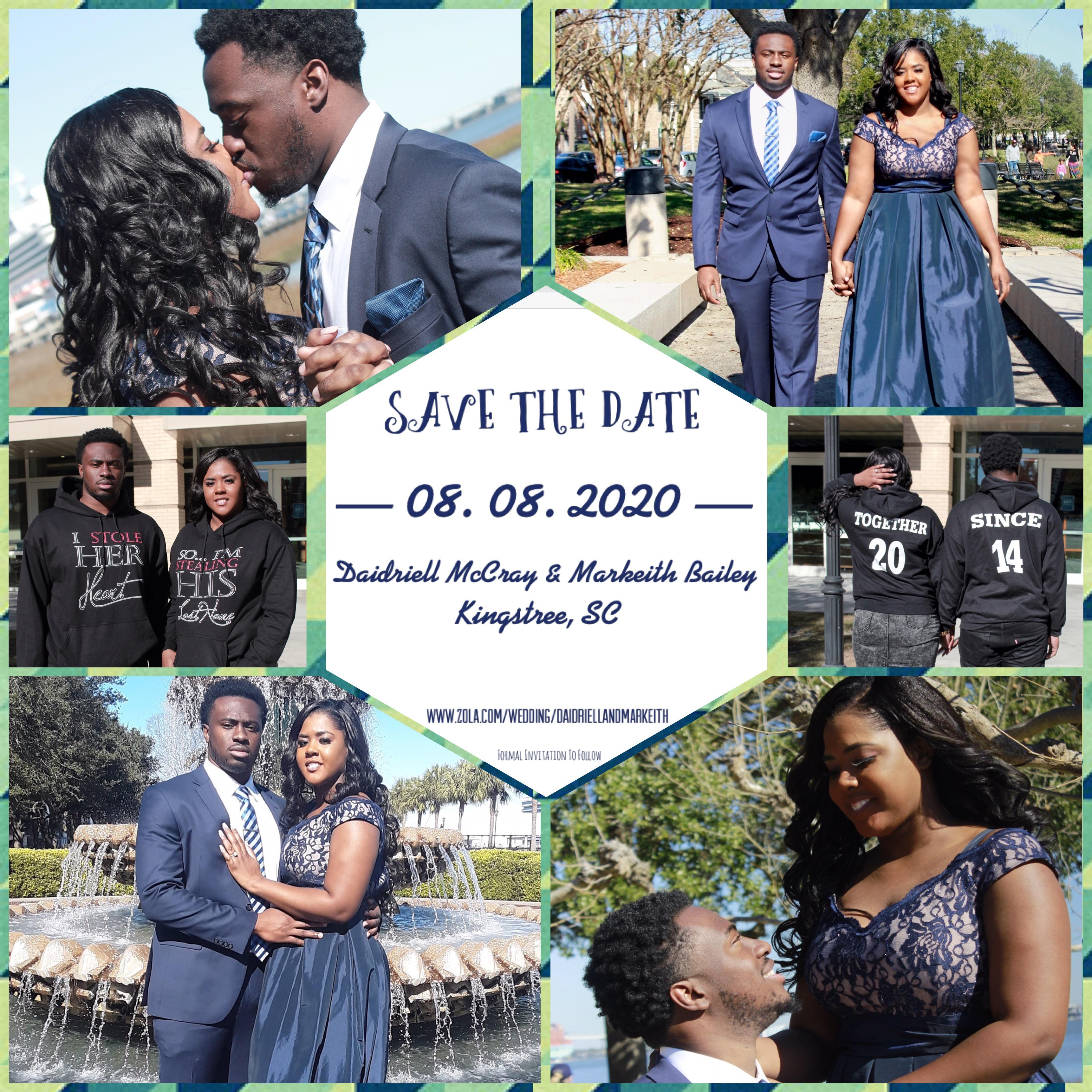 The Wedding Website of Daidriell McCray and Markeith Bailey