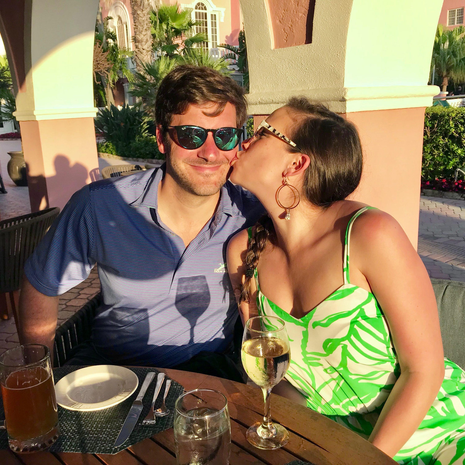 Kisses at The Don CeSar!