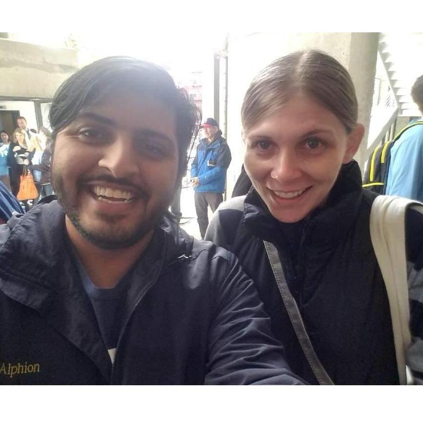 No idea when this was taken, but we look happy!