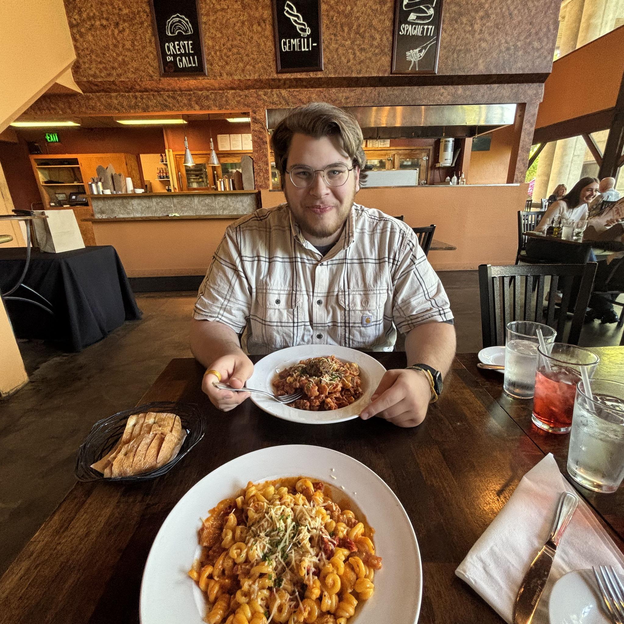 Dinner date at Gamberetti's